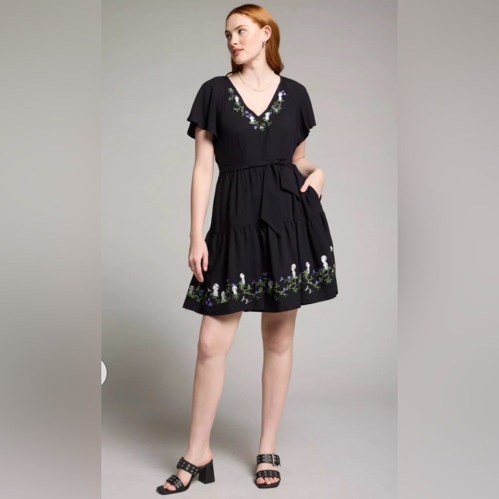 3X Her Universe Studio Ghibli Princess Mononoke Kodama Dress - Picture 5 of 6